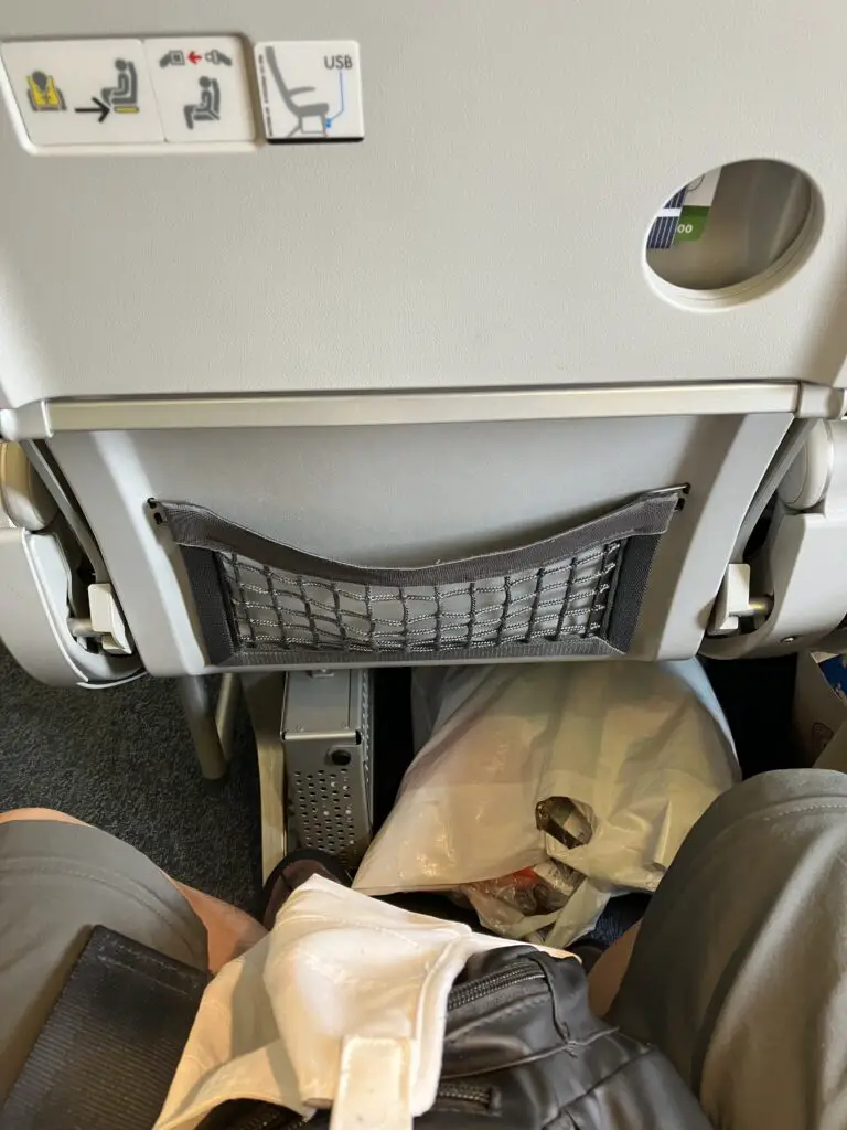 ANA Boeing 767-300 Economy Class Seat Leg Room