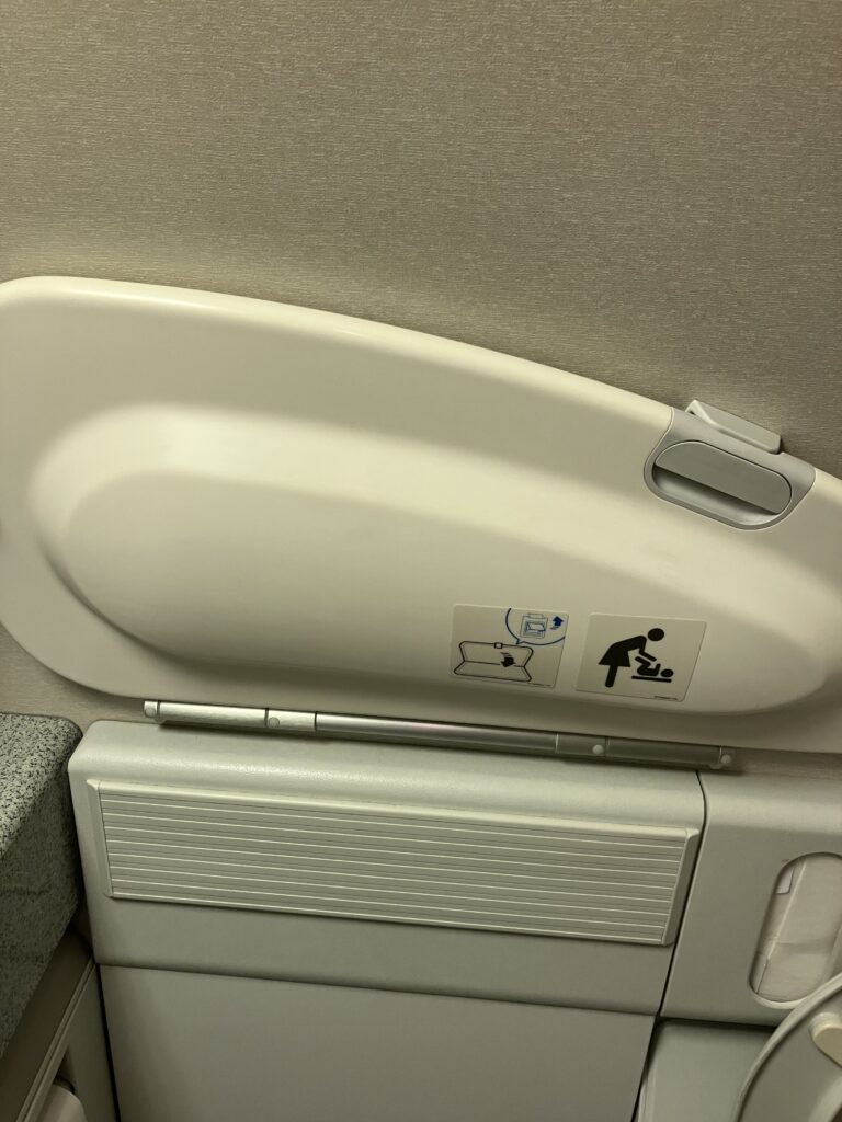 ANA Boeing 767-300 Lavatory Baby Changing Station