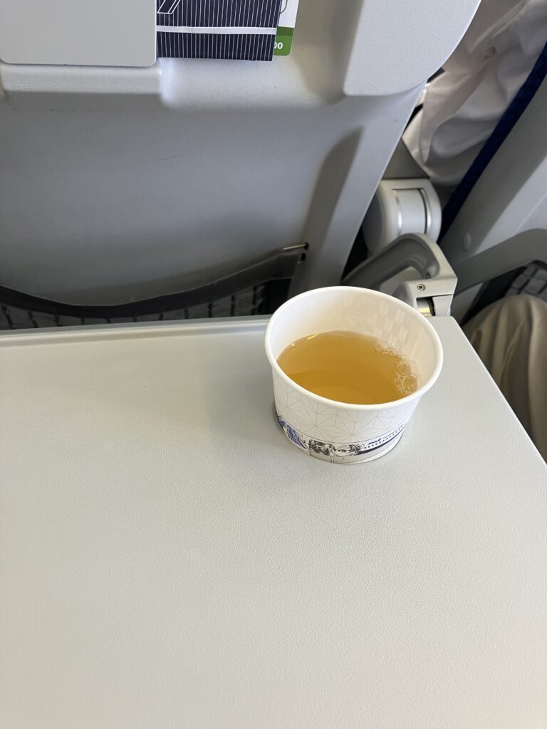 ANA Boeing 767-300 Economy Class Drink Service