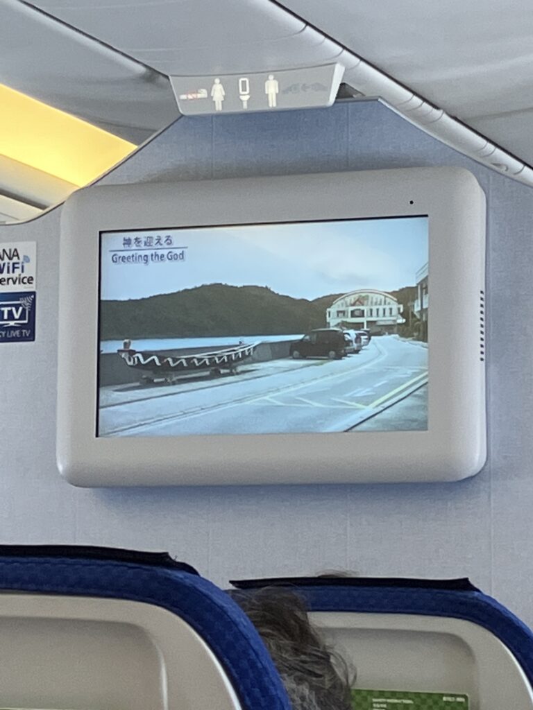 ANA Boeing 767-300 Economy Class Main TV