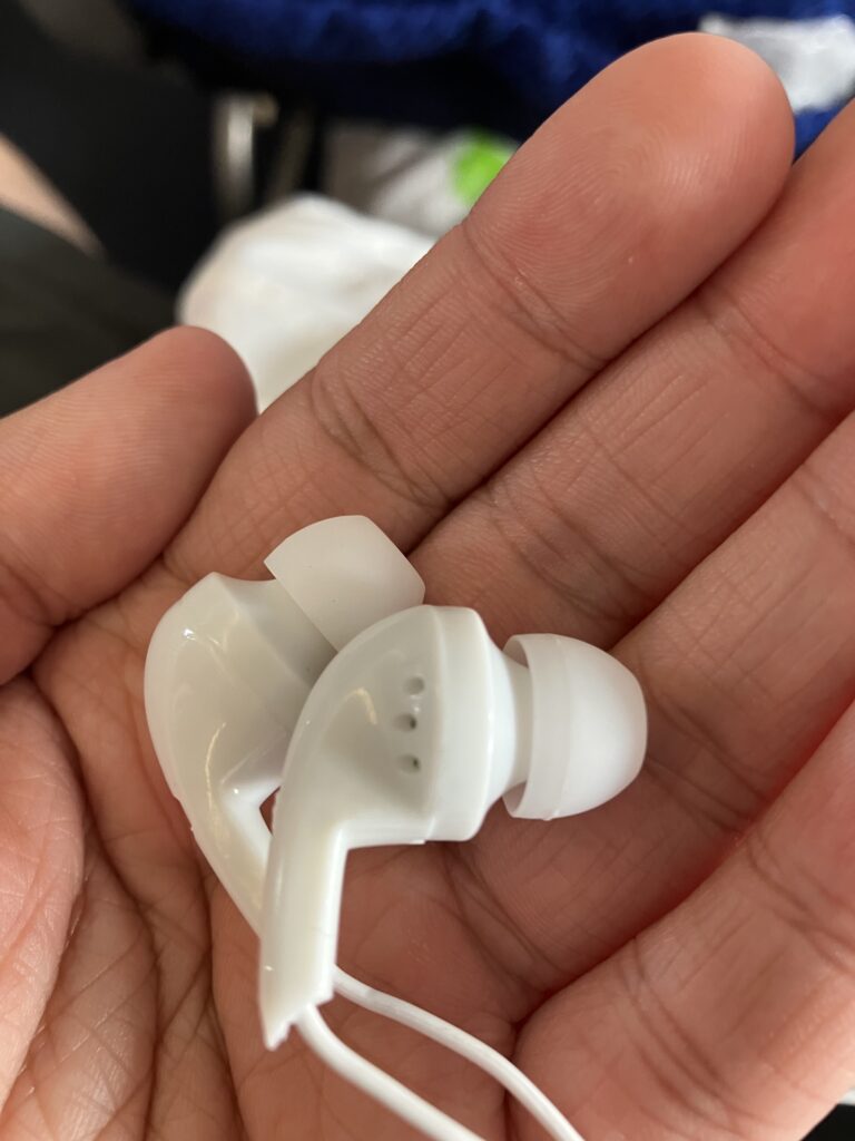 ANA Airbus A321 Economy Class Earphones