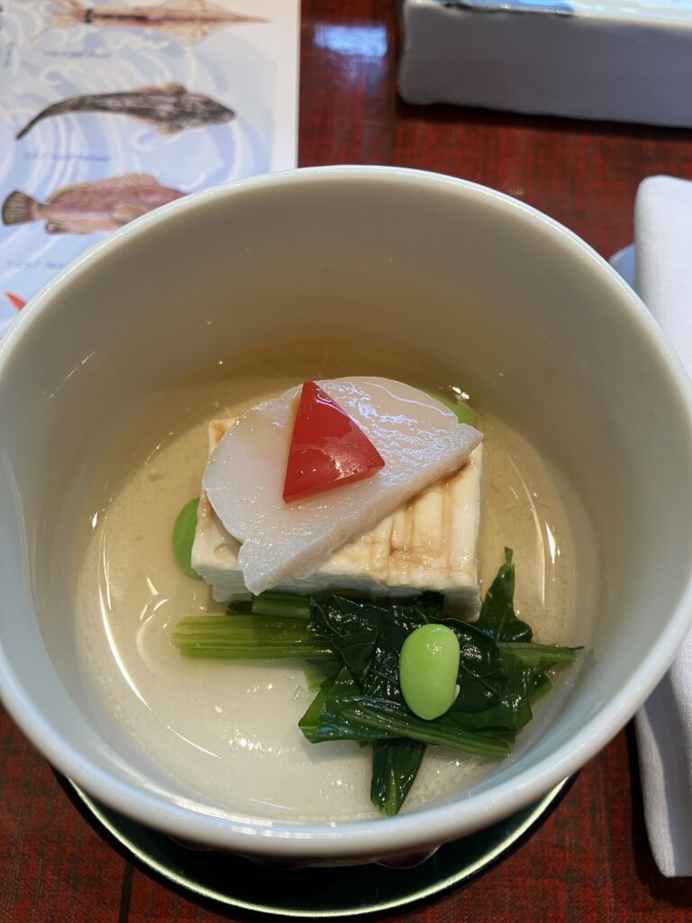 Mizuki at Ritz-Carlton, Kyoto Tofu Appetizer