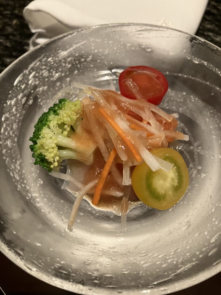 Mizuki at Ritz-Carlton, Kyoto Tempura Salad