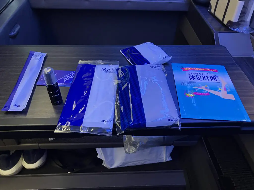 ANA First Class "The Suite" Inflight Amenities