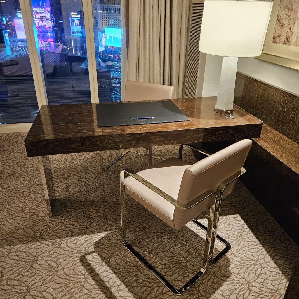 Waldorf Astoria Las Vegas Room Desk