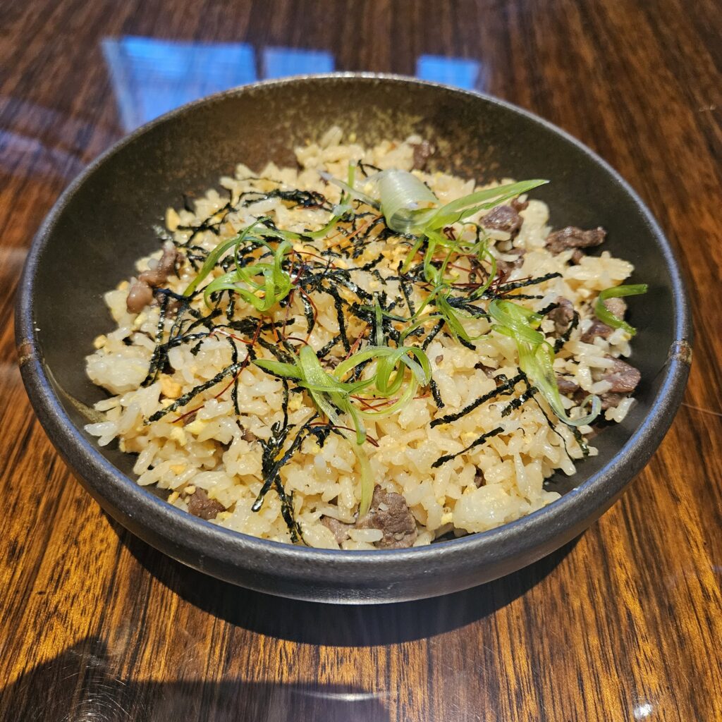 Waldorf Astoria Las Vegas Zen Kitchen Wagyu Fried Rice