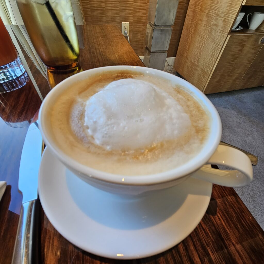 Waldorf Astoria Las Vegas Zen Kitchen Cappucino