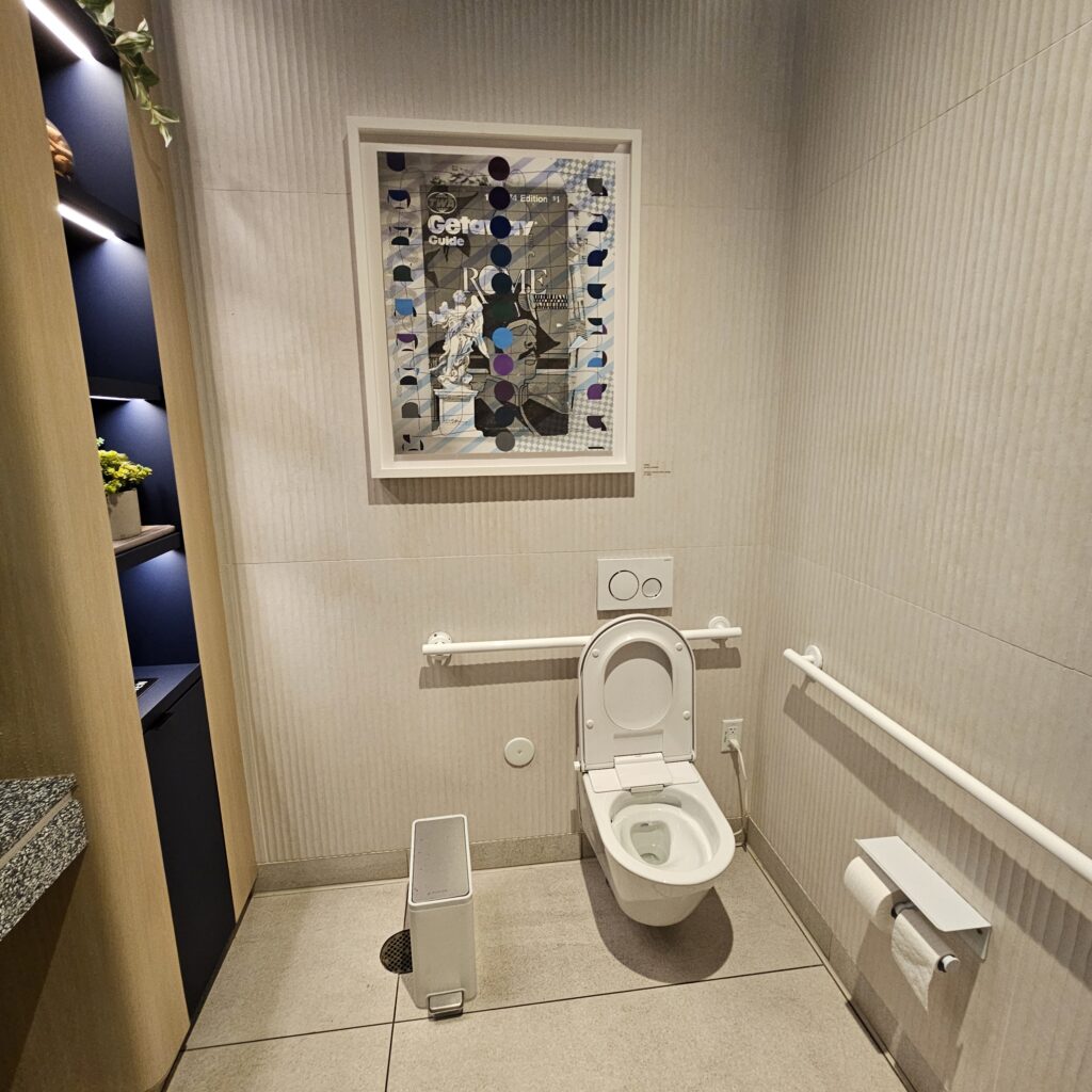 Capital One Lounge DFW Restroom Toilet