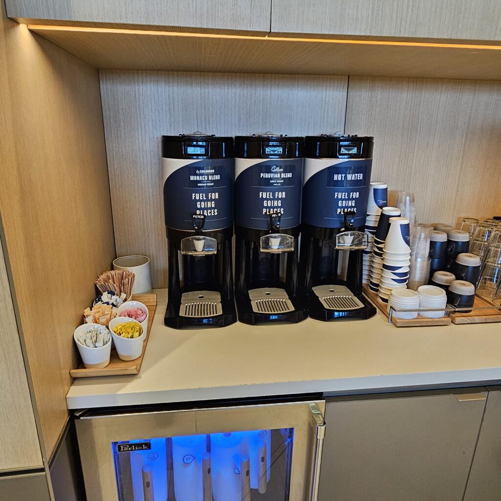 Capital One Lounge DFW To-Go Hot Coffee Station