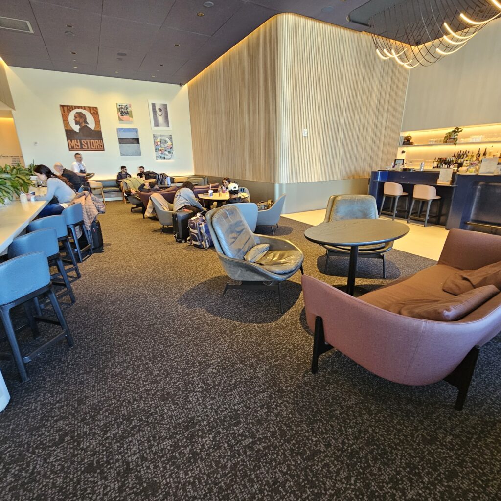 Capital One Lounge DFW Seating