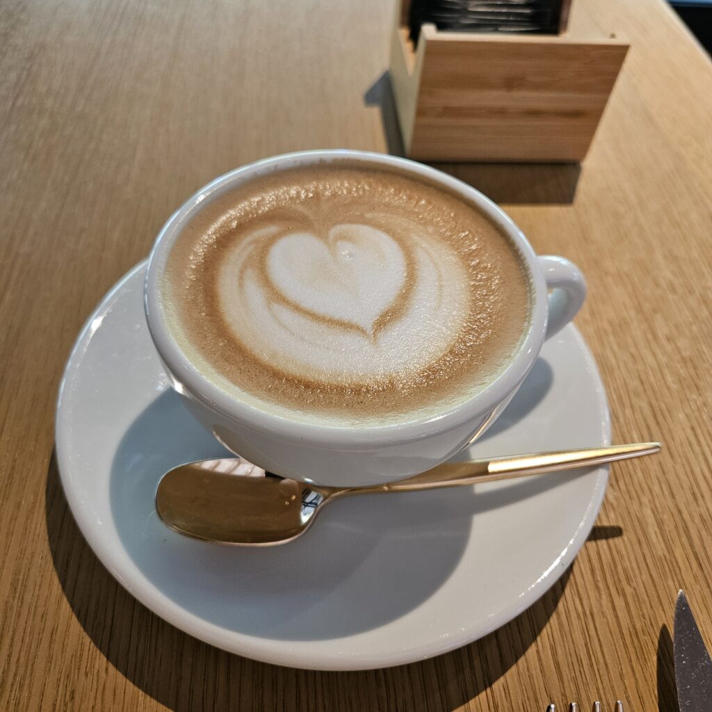 Roku Kyoto Breakfast at Tenjin Cappuccino