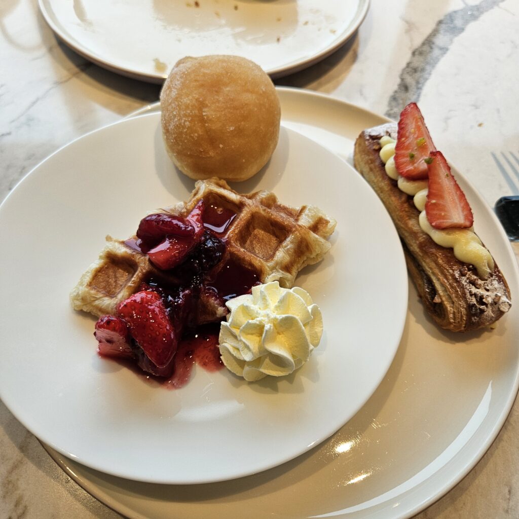 Nagasaki Marriott Breakfast Dessert Plate