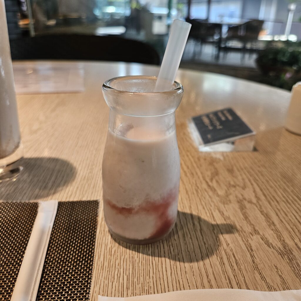 Crowne Cafe IHG Diamond Strawberry Milkshake Special