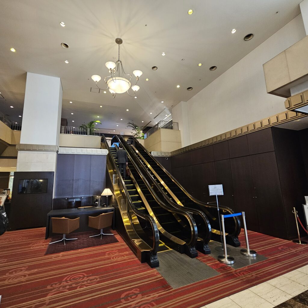 ANA Crowne Plaza Fukuoka Lobby Escalators