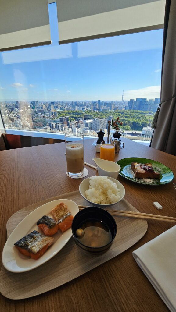 The Prince Gallery Tokyo Breakfast View