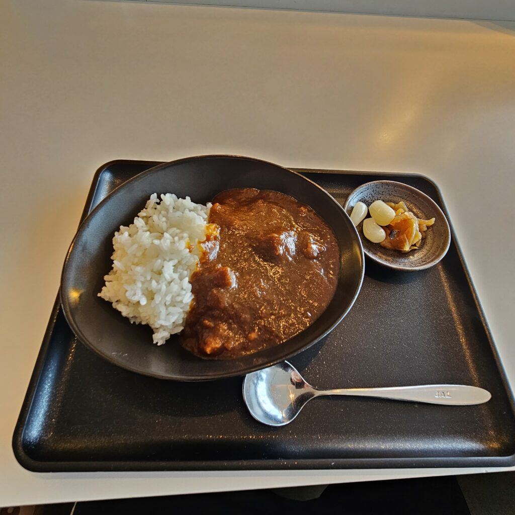 JAL Sakura Lounge NRT Original Beef Curry