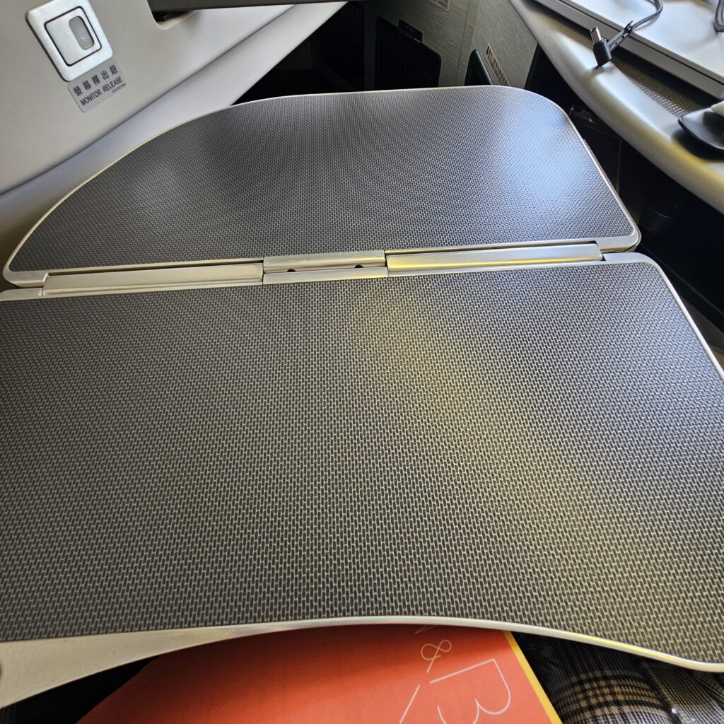 EVA Air Boeing 777 Royal Laurel Tray Table