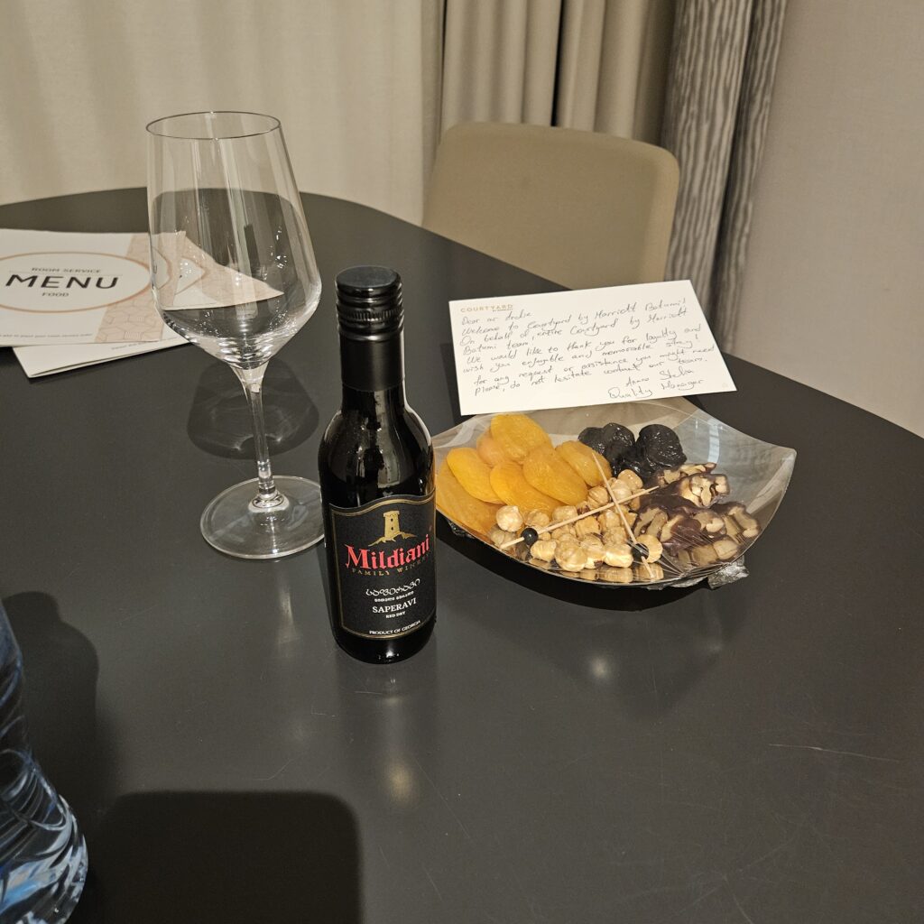 Courtyard Batumi King Suite Welcome Gift for Elites