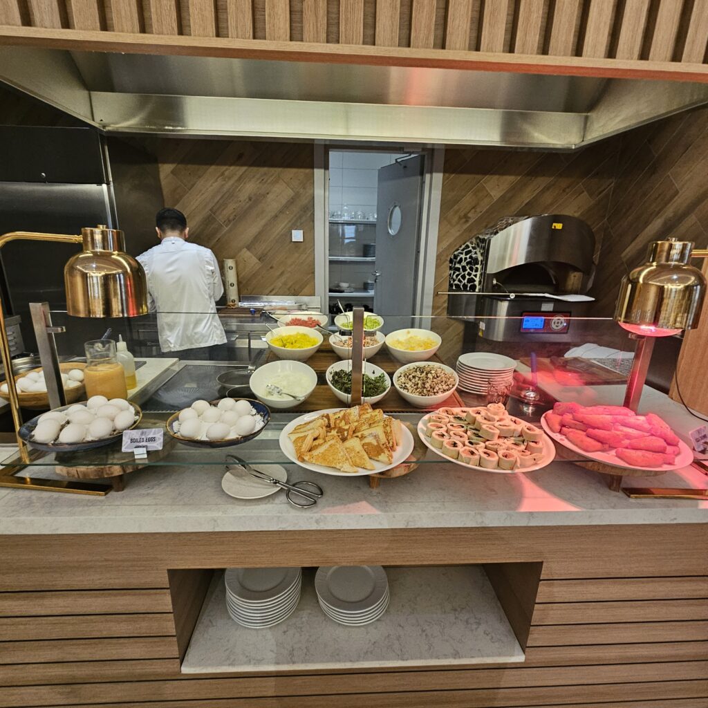 InterContinental Baku Khamsa Restaurant Breakfast Egg Station