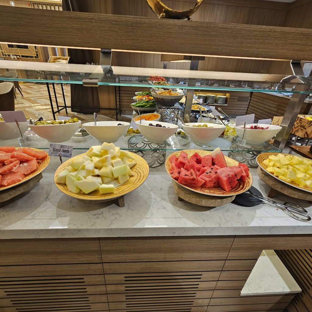 InterContinental Baku Khamsa Restaurant Breakfast Fruits