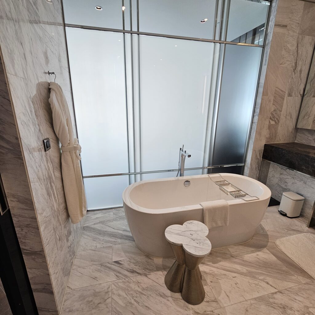 Ritz-Carlton Baku Executive Suite Bathroom Tub