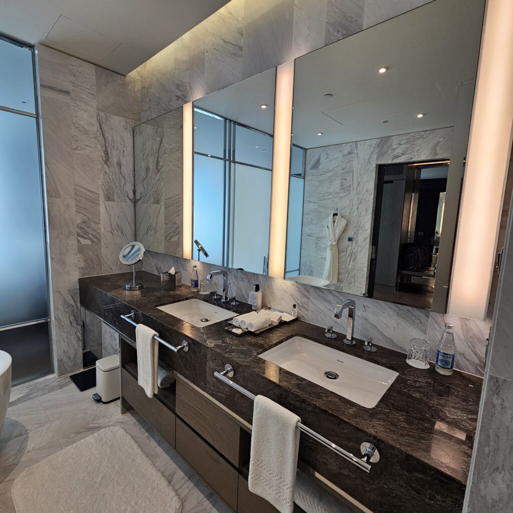 Ritz-Carlton Baku Executive Suite Bathroom Sinks