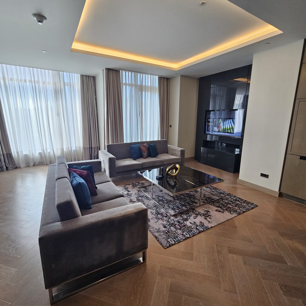 Ritz-Carlton Baku Executive Suite Living Room