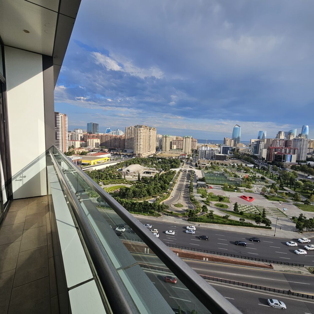 Ritz-Carlton Baku Executive Suite Balcony View