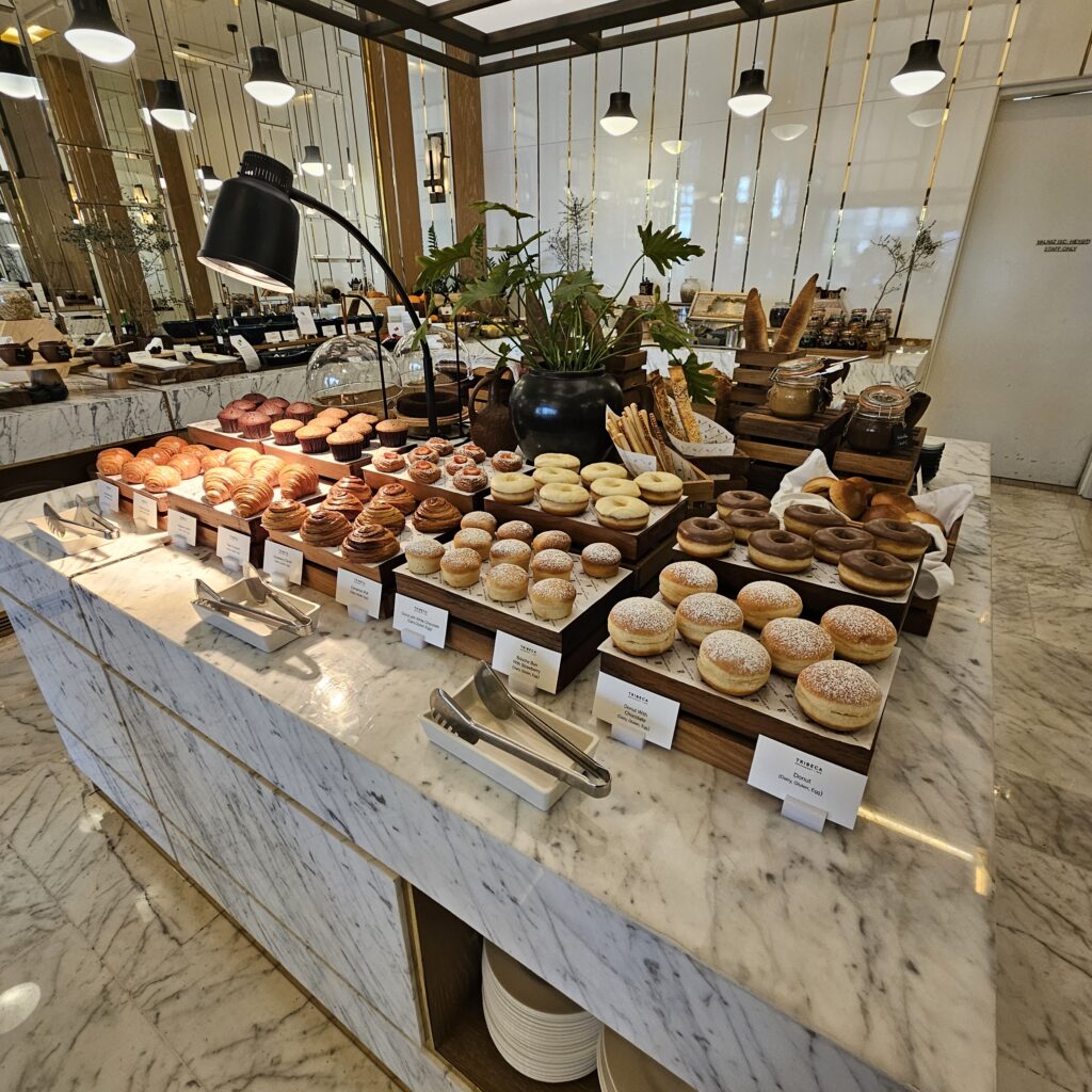 Ritz-Carlton Baku Tribeca Restaurant Breakfast Buffet Pastries