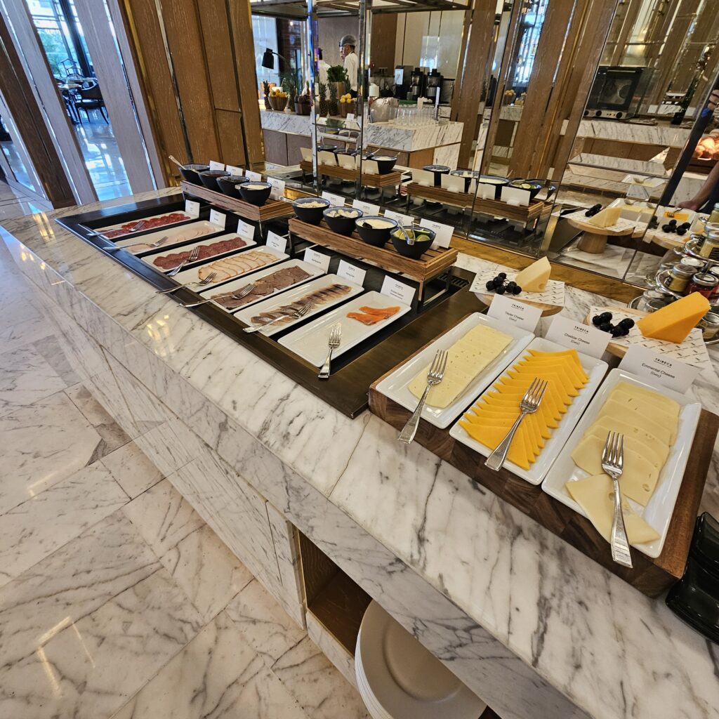 Ritz-Carlton Baku Tribeca Restaurant Breakfast Buffet Cold Cuts