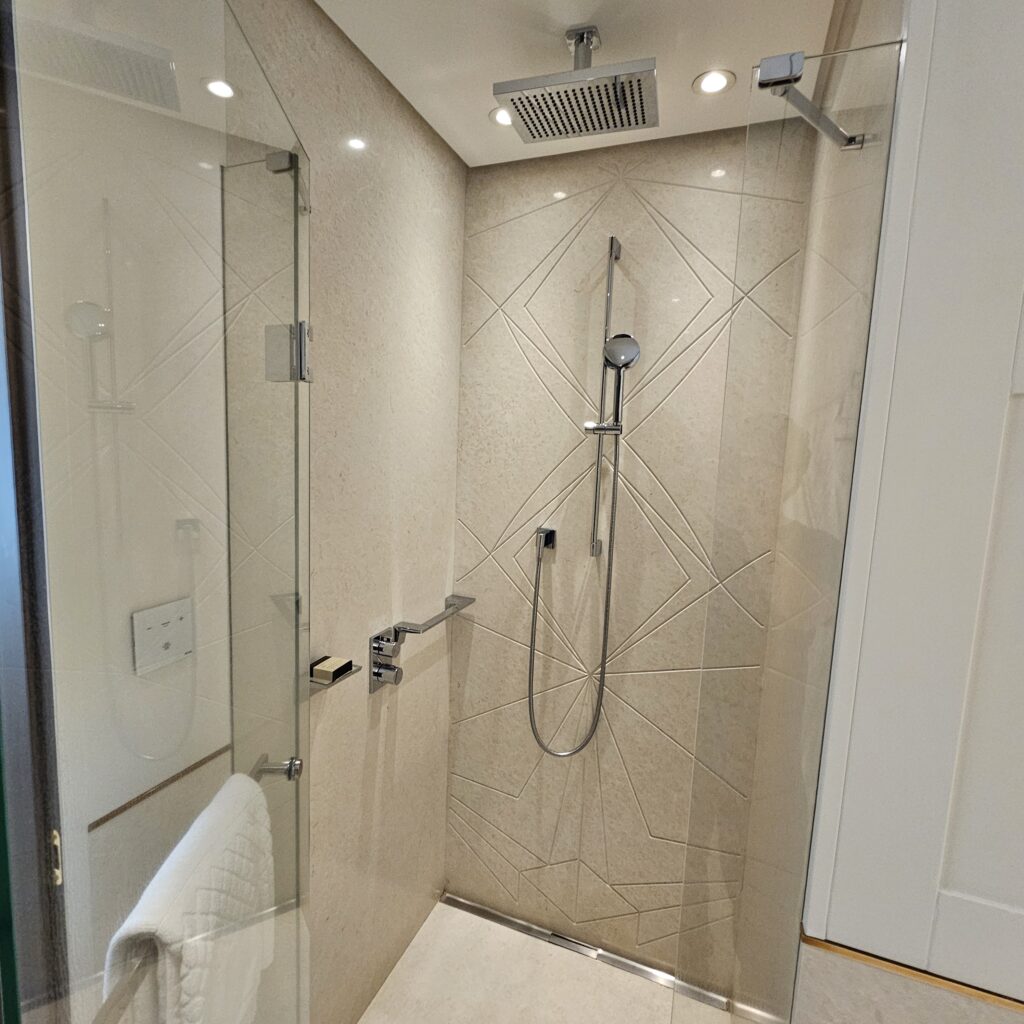 The Alexander Yerevan Junior Suite Bathroom Shower