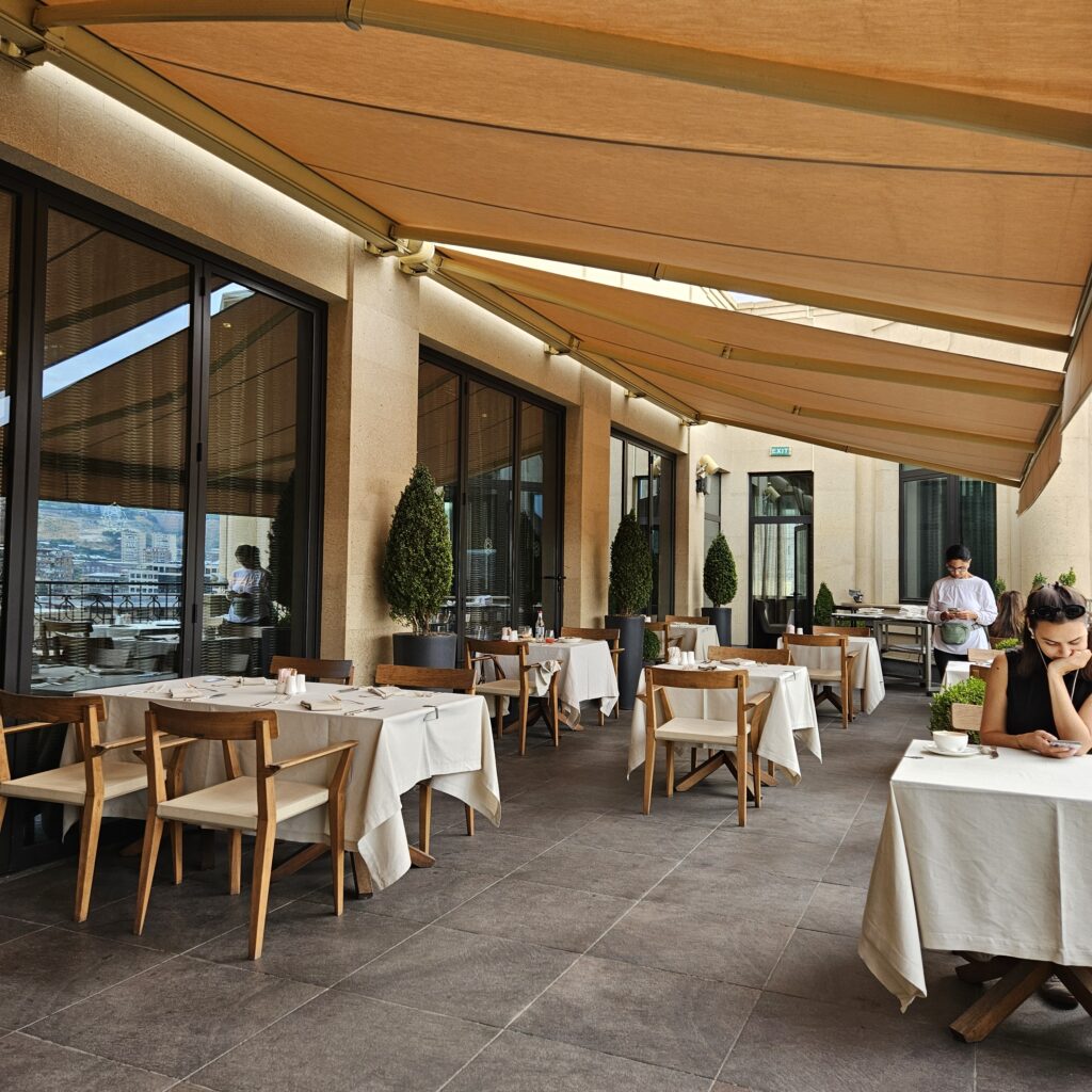 The Alexander Yerevan Italiano Ristorante Outdoor Seating