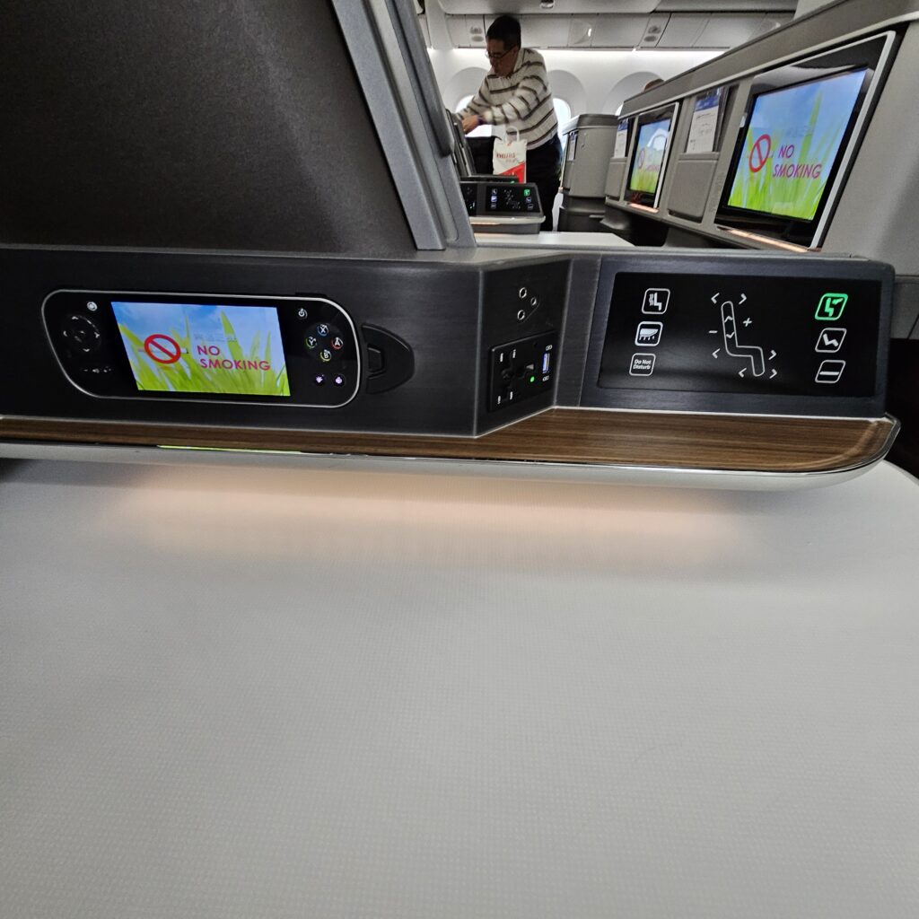EVA Air Boeing 787-10 Business Class Seat Side Panels