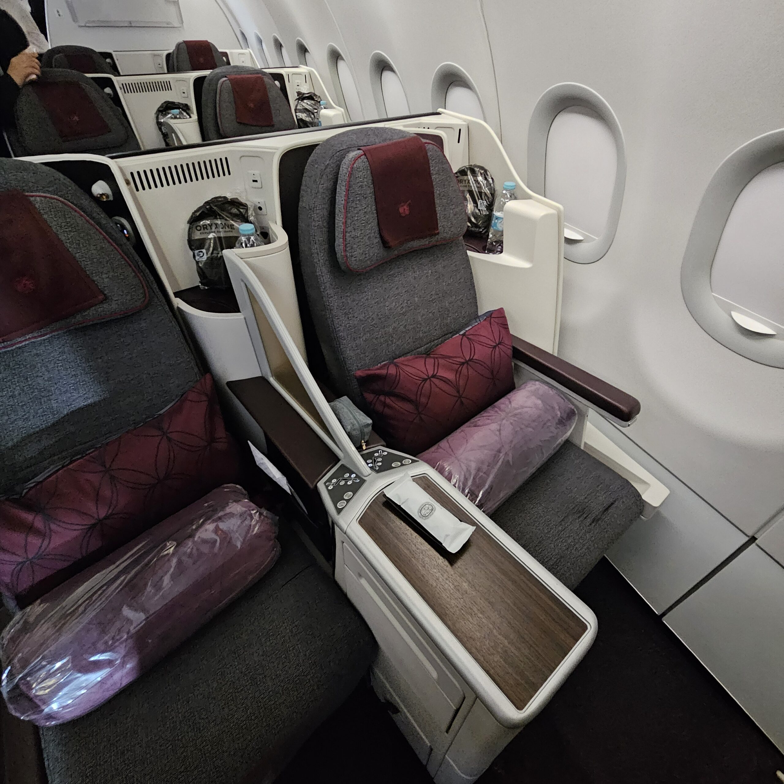 Qatar Airways A320 Lie Flat