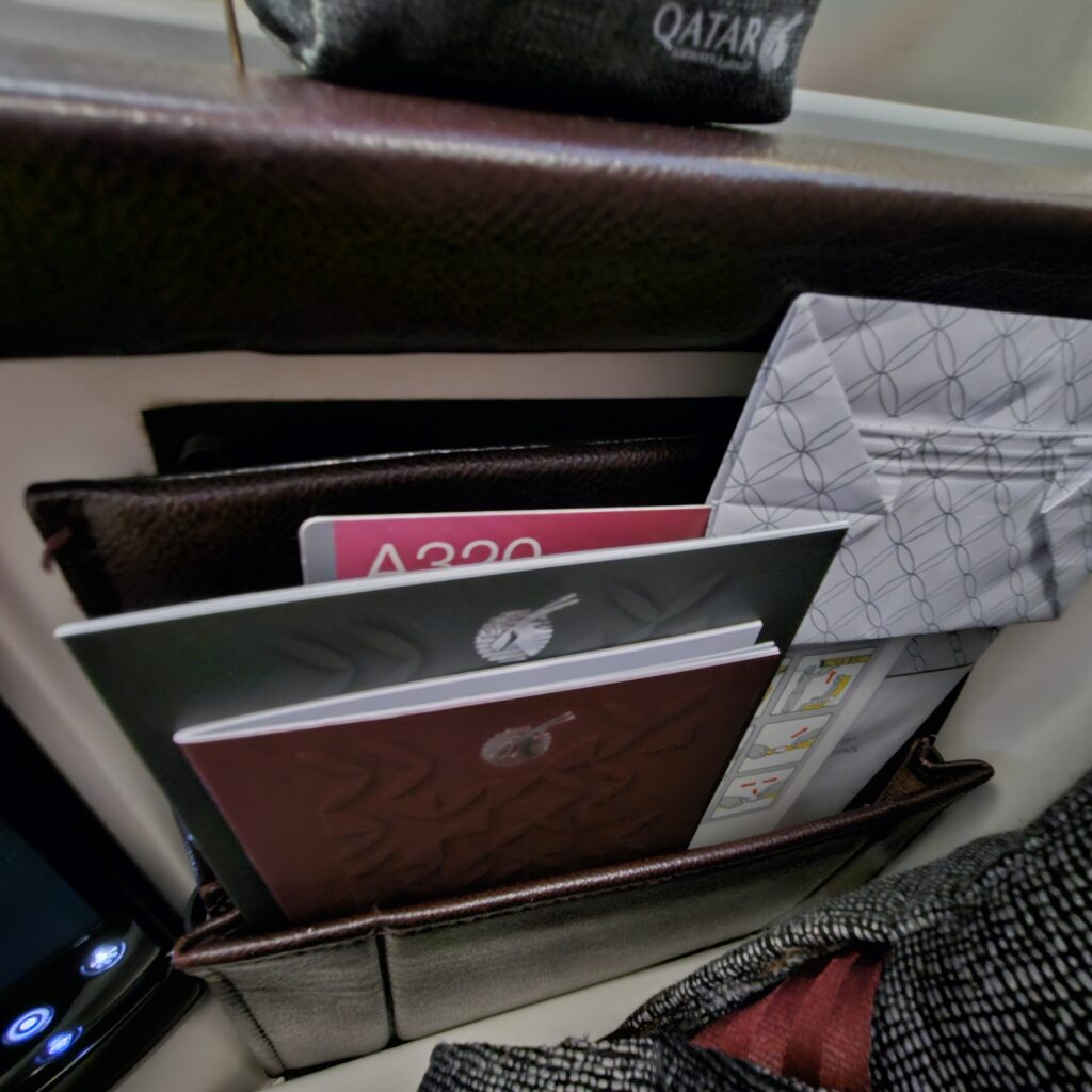 Qatar Airways Airbus A320 Booklets