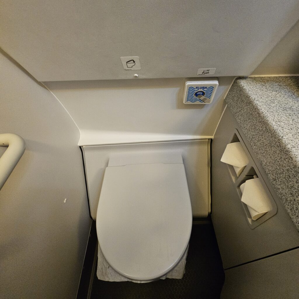 Qatar Airways A320 Lavatory Toilet