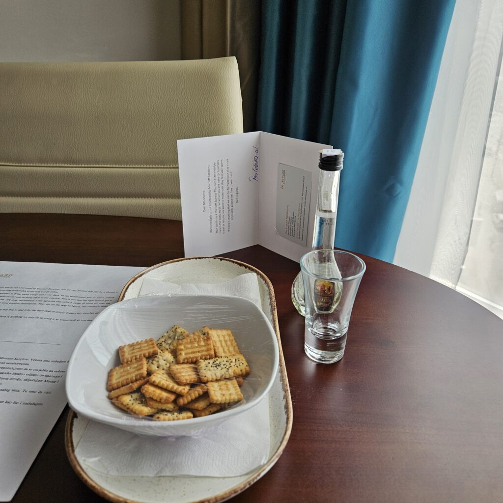 Courtyard by Marriott Sarajevo Elite Welcome Gift