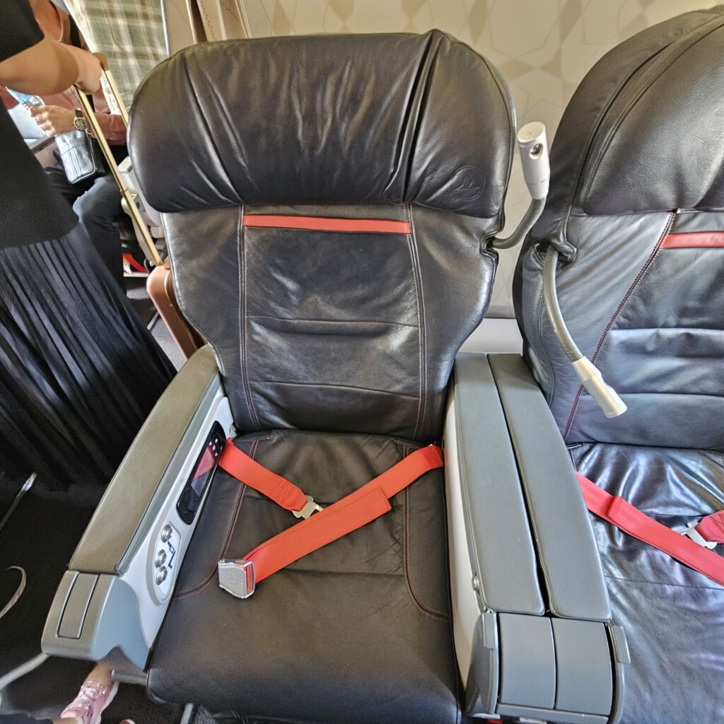 Turkish Airlines Airbus A320 Business Class Seat