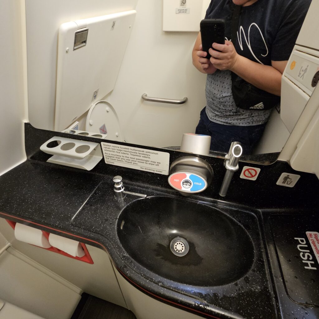 Turkish Airlines Business Class Lavatory Sink