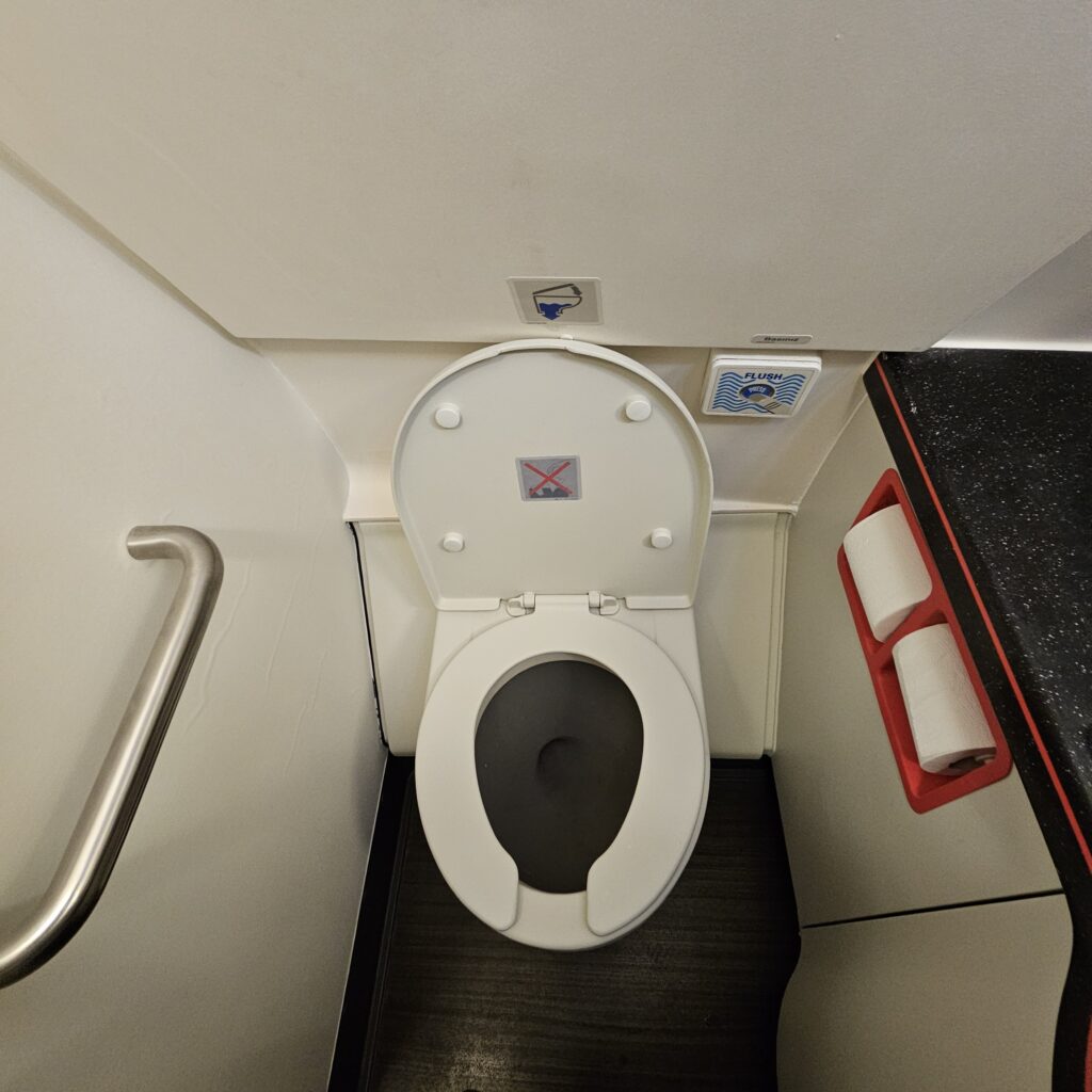 Turkish Airlines Business Class Lavatory Toilet