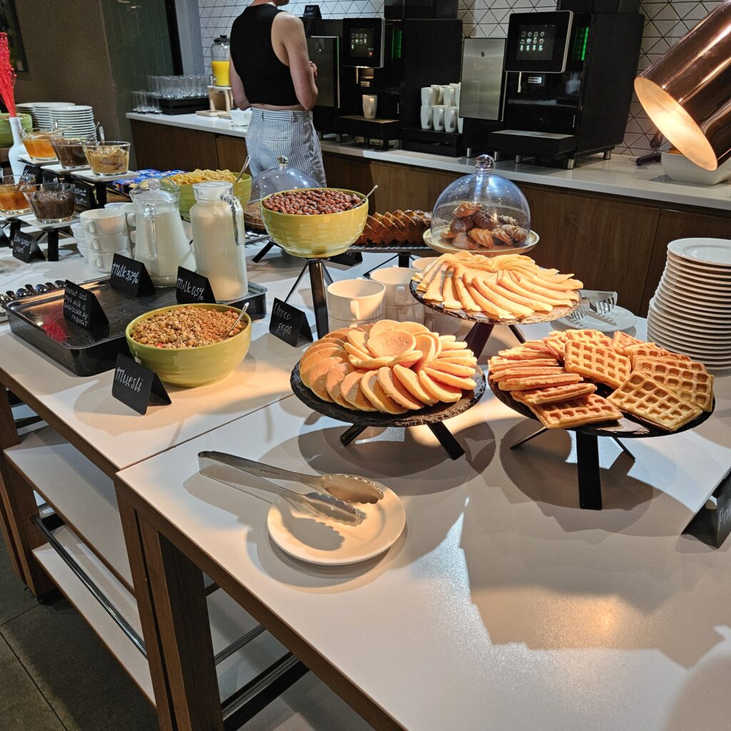 Holiday Inn Republic Square Yerevan Breakfast Pancakes, Waffles, Cereal