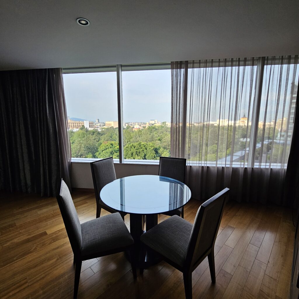 Hilton Mexico City Reforma Master Suite Dining Table