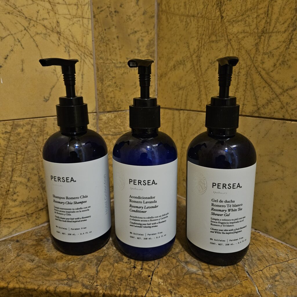 Hilton Mexico City Reforma Persea Toiletries