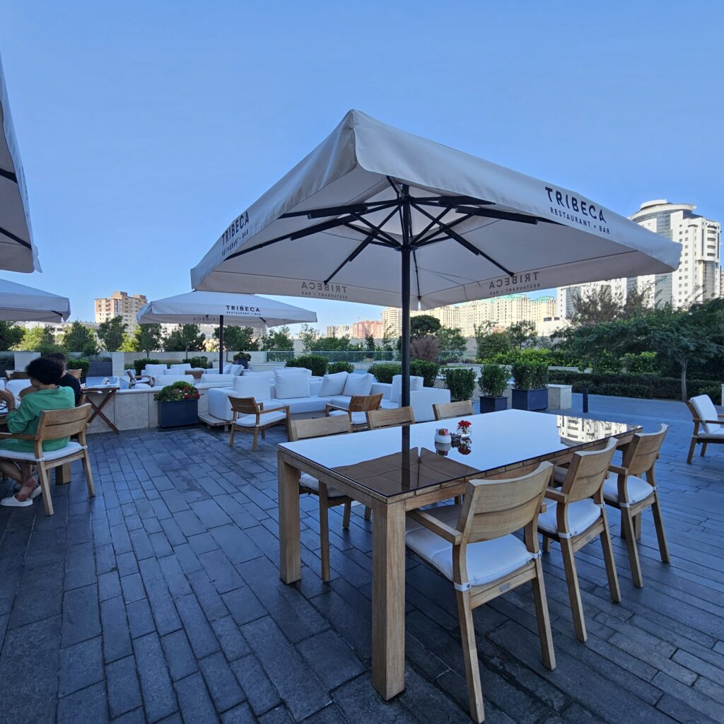 Ritz-Carlton Baku Tribeca Restaurant Outdoor Seating