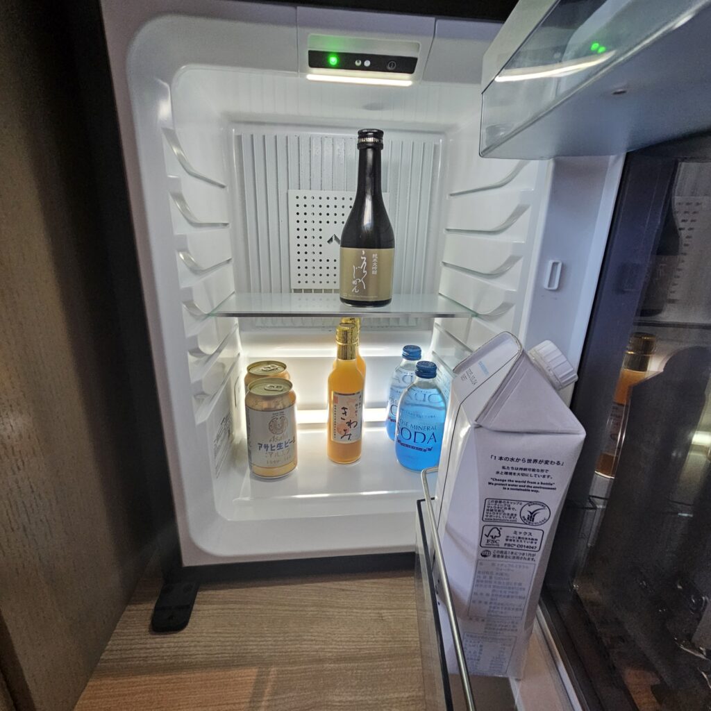 The Osaka Station Hotel, Autograph Collection Complimentary Minibar