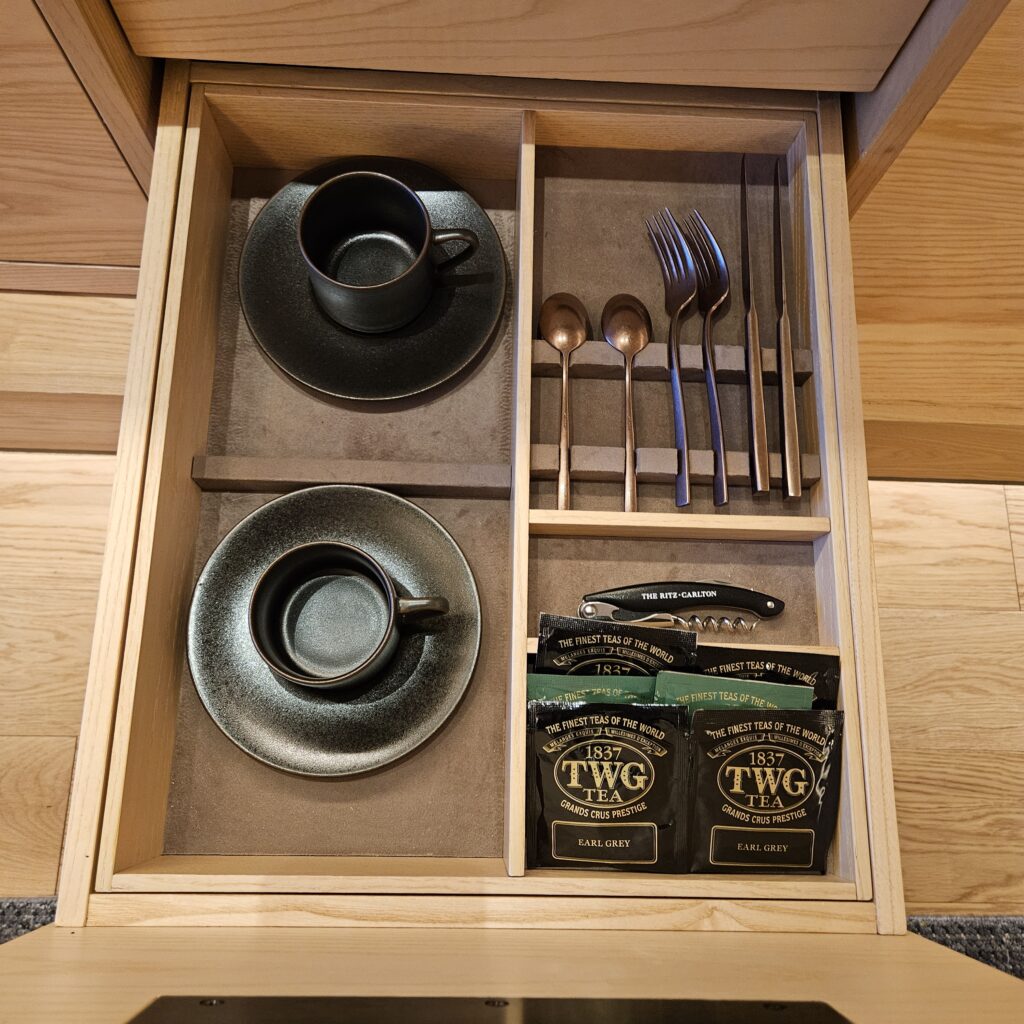 The Ritz-Carlton, Nikko Suite Cupwares