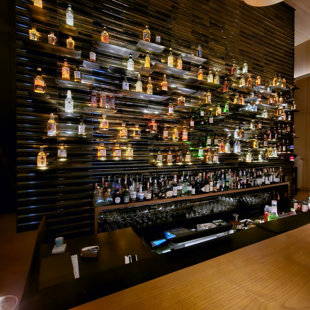 The Ritz-Carlton, Nikko Bar Drinks Display