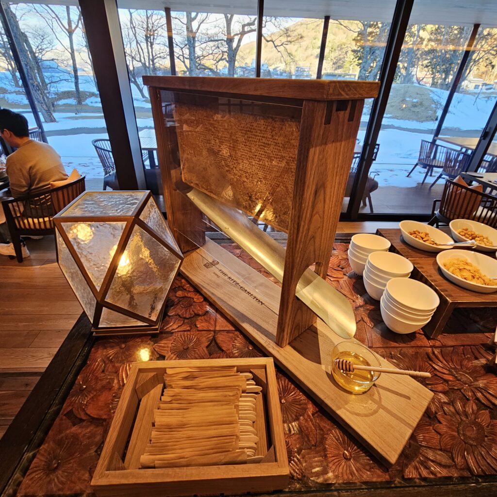 The Ritz-Carlton, Nikko The Japanese Restaurant Breakfast Honey Addons