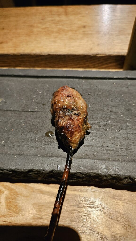 Yakitori Ichimatsu Chicken Meatball Skewer