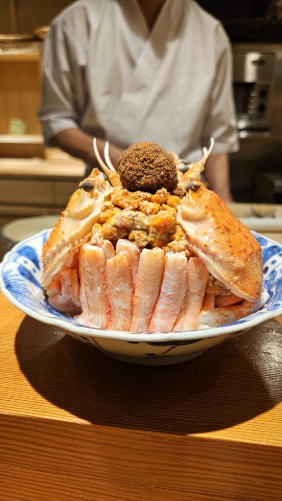 Tempura Sakurabito Crab Display